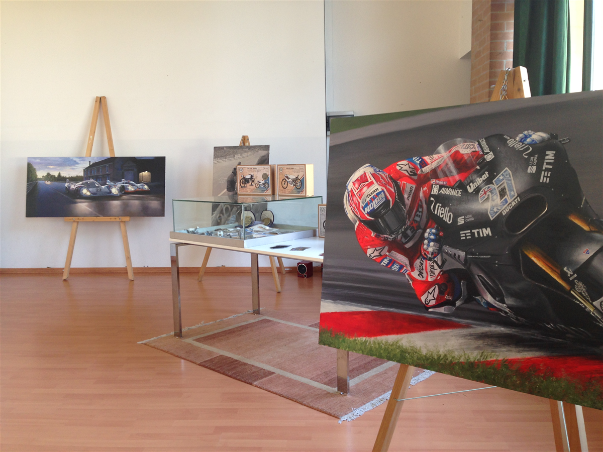 “Arte e modellismo nel mondo delle corse” opere di Andrea Brach Zanino, Loris Dalmasso e Luciano Brach Zanino
