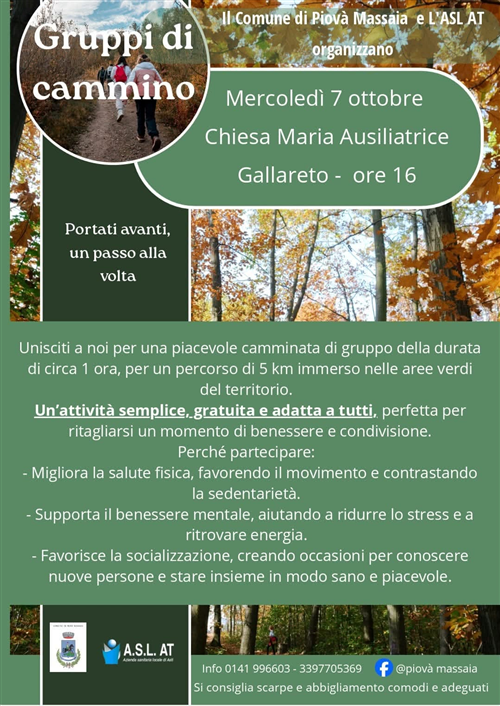 La Palestra della Memoria e i Gruppi di Cammino